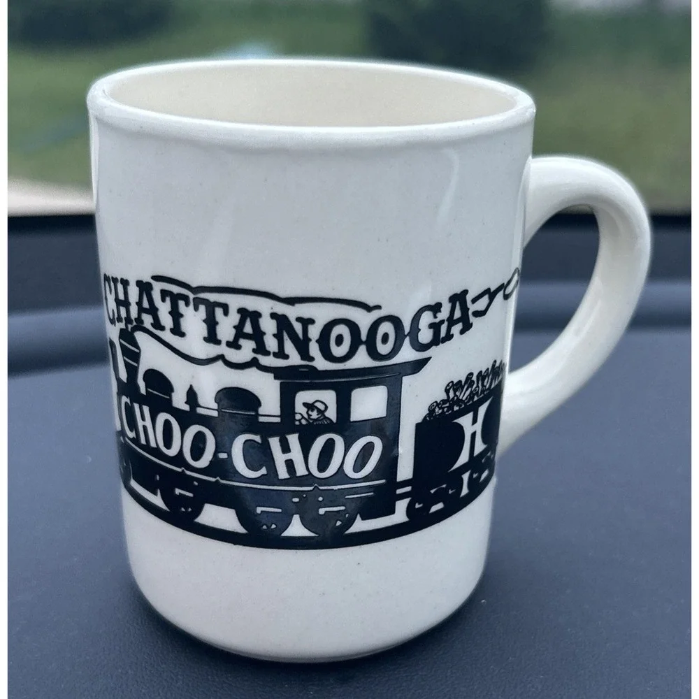 Vintage 70's Chattanooga Choo Choo Hilton Hotel Coffee Mug Railroad Train